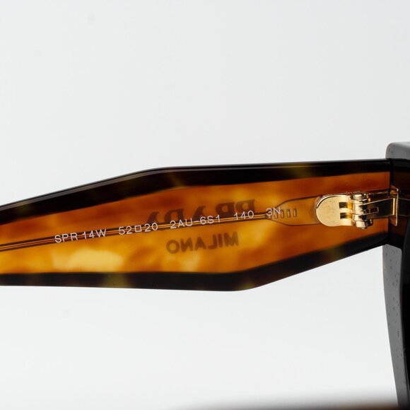 Prada Women Sunglasses Havana Brown Gradient Cat Eye PR14WS 2AU6S1 BRAND NEW - Picture 8 of 11